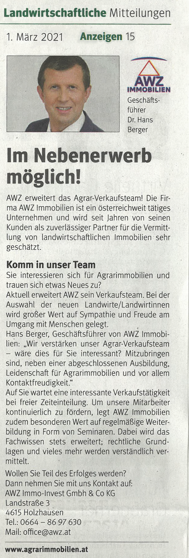 Zeitungsartikel